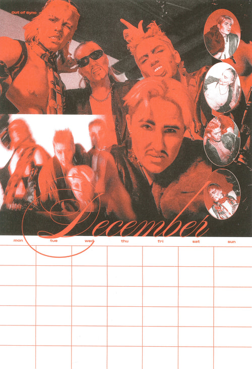 Out of Sync ★ 99% Angel ★ Begin Whenever Year Calendar